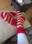 Ръчно плетени дамски чорапи от вълна, размер 38, снимка 1 - Дамски чорапи - 41755712