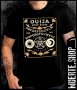 Черна тениска с щампа OUIJA SPIRIT BOARD, снимка 1 - Тениски - 41669430