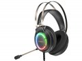Слушалки с микрофон Геймърски Gamdias Eros E3 Черни с RGB подсветка Gaming Headset, снимка 4