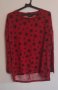 пролетна блуза с дълъг ръкав в червено, снимка 1 - Блузи с дълъг ръкав и пуловери - 40547639