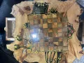 Ръчно изработен шах, маслина, Тунис, снимка 3