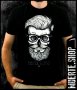 Черна тениска с щампа HIPSTER IS DEAD, снимка 1 - Тениски - 42670899