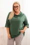 Дамска блуза Plus Size, свободна кройка, 14цвята, снимка 16