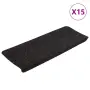 vidaXL Самозалепващи стелки за стълби, 15 бр, 65x24,5x3,5 см, антрацит, снимка 1