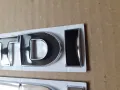 Метална самозалепваща релефна емблема TDI за кола автомобил , снимка 3