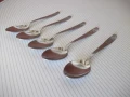 Лот от 5 бр. лъжици съветски, снимка 2