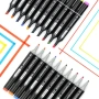 4781 Професионални маркери за рисуване (168 броя) – наситени цветове и прецизни накрайници, снимка 3