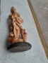 Стара статуетка на китаец фигура паста смола, снимка 5