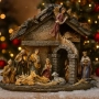 Коледна сцена „Рождество Христово“ – завършена ясла с фигури, която носи смисъл и уют у дома, снимка 2