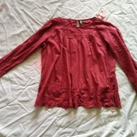 BENETTON блуза/риза L, снимка 1 - Блузи с дълъг ръкав и пуловери - 34648624