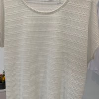 Дамска блуза от плетиво размер Л, снимка 5 - Тениски - 44275524