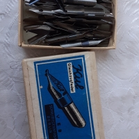 Кутия с пера писци за перодръжка писалка, снимка 2 - Антикварни и старинни предмети - 36097318