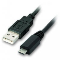 Кабел USB2.0 към Micro USB 0.80m Черен VCom SS001267 Cable USB - Micro USB M/M, снимка 1 - Кабели и адаптери - 34334106