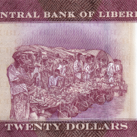 ❤️ ⭐ Либерия 2022 20 долара UNC нова ⭐ ❤️, снимка 3 - Нумизматика и бонистика - 44672740