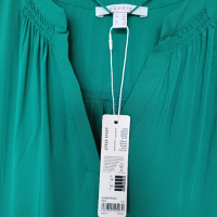 Зелена блуза Esprit 36, снимка 5 - Блузи с дълъг ръкав и пуловери - 44567289