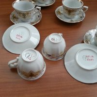 Стар български порцелан чаши за кафе Изида, снимка 2 - Антикварни и старинни предмети - 33350805