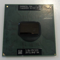 Продавам процесор CPU за лаптоп Intel М 750  socket H-PBGA479,PPGA478 1,86 Ghz/ 2M/ 533 mhz, снимка 1 - Процесори - 44670875