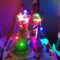 Коледни LED светещи сцени с 8 Коледни мелодии на MAGIC VILLAGЕ., снимка 11 - Декорация за дома - 42599090