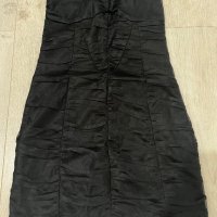 Zara къса черна рокля размер XS, снимка 1 - Рокли - 40972511