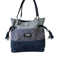Дамска луксозна чанта тип торба в пастелни цветове 30х34см, снимка 2 - Чанти - 44749698