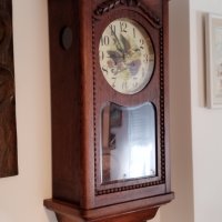 Стар механичен стенен часовник, снимка 9 - Антикварни и старинни предмети - 41806849