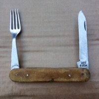 Старо ножче Сърп и чук. Вилица , снимка 3 - Антикварни и старинни предмети - 42468561