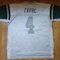 NFL Jursey / New York JETS , #4 Brett Favre , Reebok , снимка 2 - Спортни дрехи, екипи - 42674808