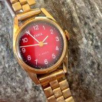 Колекционерски часовник, Заря, позлатен, дамски, отличен, снимка 9 - Антикварни и старинни предмети - 41167484