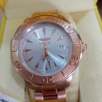 INVICTA Мъжки часовник Автоматичен, Модел 7111 розово злато, снимка 4 - Мъжки - 36070612
