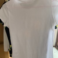 Дамска бяла тениска H&M, снимка 3 - Тениски - 40158370