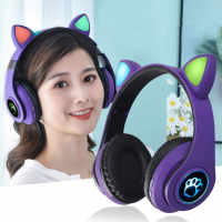 Светещи Bluetooth Слушалки CATS, снимка 4 - Слушалки и портативни колонки - 36361683
