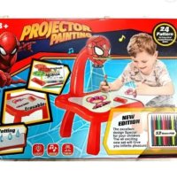 Детска масичка за рисуване с вграден проектор, снимка 6 - Рисуване и оцветяване - 42141651