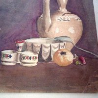 Ангел Ботев картина акварел , снимка 6 - Картини - 39000363