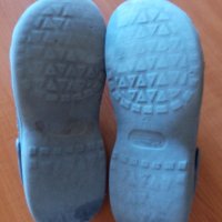 Кроксове, джапанки сини с бяло №39 стелка 25см, снимка 5 - Детски обувки - 34687838
