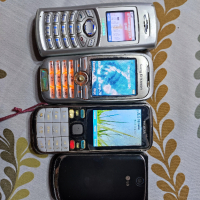 Продава лот стари телефони Sony Ericsson K500i, Samsung C100, Nokia C5, LG K810 - работещи/бартер, снимка 1 - Други - 44693667