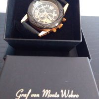 Мъжки часовник Graf von Monte Wehro Ново!, снимка 2 - Мъжки - 42049837