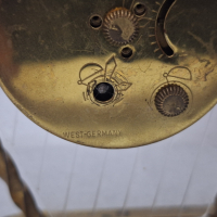 Рядък! Настолен механичен Часовник "BLESSING", WEST GERMANY, снимка 6 - Антикварни и старинни предмети - 44709007