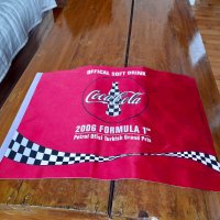 Старо флагче флаг Кока Кола,Coka Cola F1 Turkish GP 2006, снимка 1 - Други ценни предмети - 41894889
