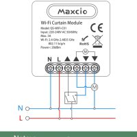 2 бр. WiFi контролер за щори и завеси Maxcio QS WiFi C01, снимка 8 - Други - 41647203