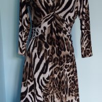 Уникална рокля в леопардов принт "Coture line" ® / универсален размер , снимка 2 - Рокли - 41841098