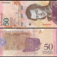 ВЕНЕЦУЕЛА 50 VENEZUELA 50 Bolivares Soberano, 2018 P-105 UNC, снимка 1 - Нумизматика и бонистика - 41626194