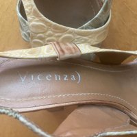 VICENZA дамски сандали на ток от естествена кожа 37, снимка 4 - Сандали - 41283840
