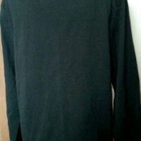 Черна блуза от памучно трико🍀❤XL❤🍀арт.4049, снимка 3 - Блузи с дълъг ръкав и пуловери - 35733775