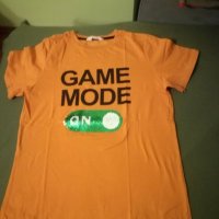 Геймърска тениска НМ в оранжево размер 158/164 13/14г, снимка 1 - Детски тениски и потници - 34071993