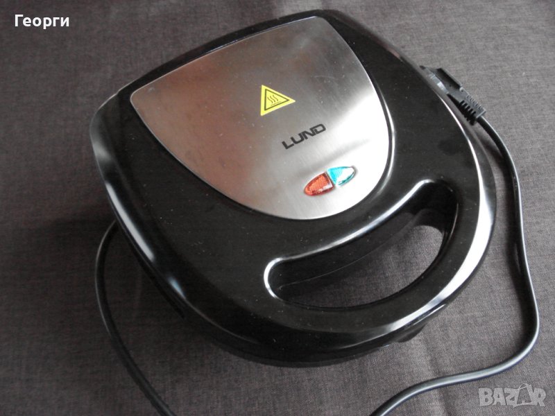 Тостер за сандвичи Lund, 760 W, 3в1, снимка 1