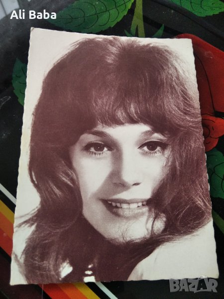 Картичка/снимка френската актриса Франсоаз Дорлеак , снимка 1