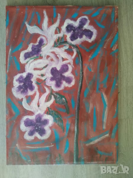 картина-цветя, снимка 1