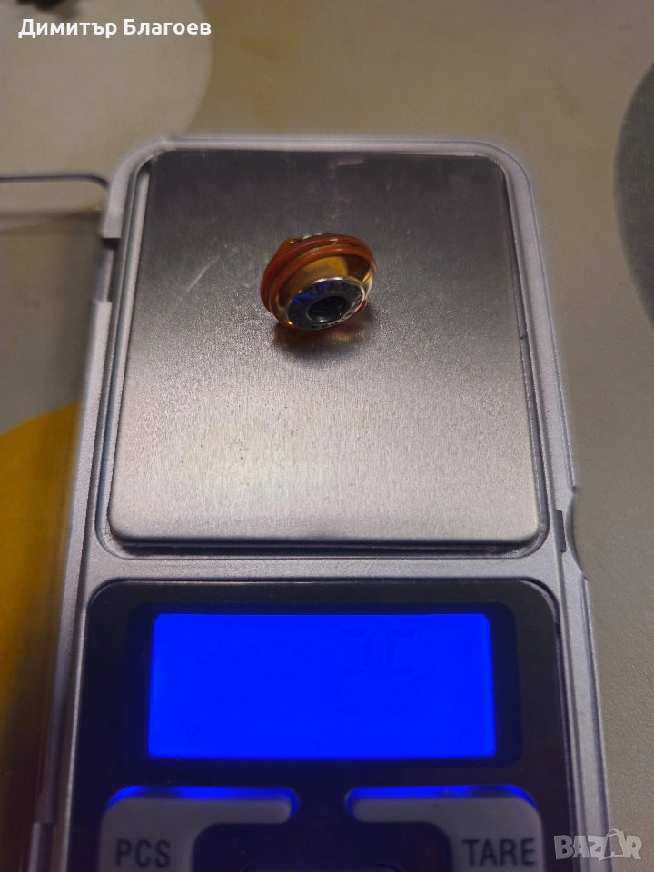 Charm Pandora мурангово стъкло 925, снимка 1