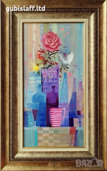 Картина "Настроение", худ. Костадин Станоев (Коста), снимка 1