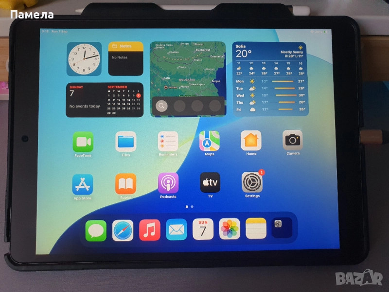 Таблет Apple iPad Air 3, 64GB, Space Grey с писалка Apple Pen Gen 1, снимка 1